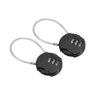 Imagem de Cadeado De Combinação TSA Antifurto De 3 Dígitos Para Malas E Bagagens