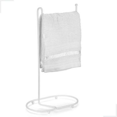 Imagem de Cabide Suporte Porta Toalha para Mãos e Rosto Pia Lavabo Banheiro Chur