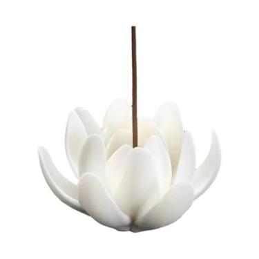 Imagem de Queimador De Incenso Artesanal Lotus Para Aromaterapia, Decoração De C
