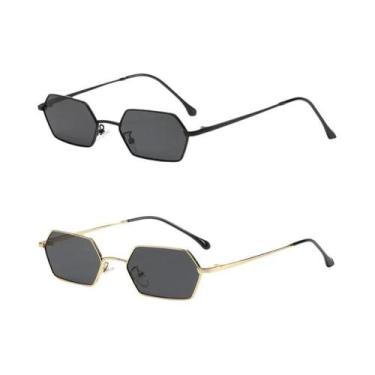 Imagem de Óculos De Sol Retrô Quadrados Para Ciclismo Feminino, 2 Peças, Armação