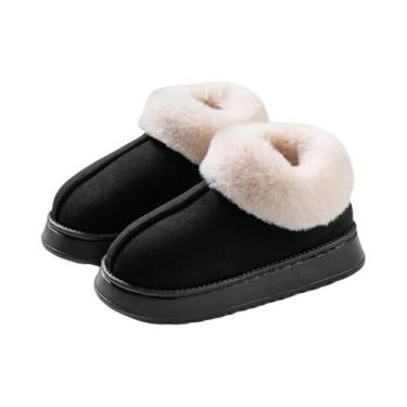 Imagem de Botas De Inverno Femininas Da Moda, Peludas E Confortáveis, Chinelos D