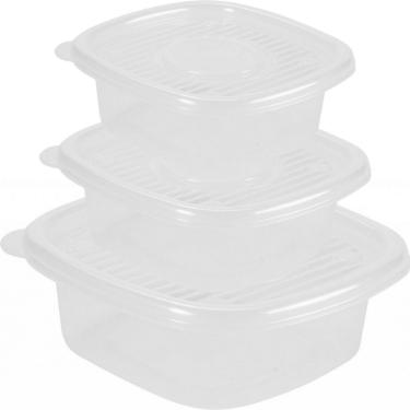 Imagem de Conjunto de Potes Quadrados Pop PMG 5945 para Armazenar Alimentos em Plástico BPA Free...