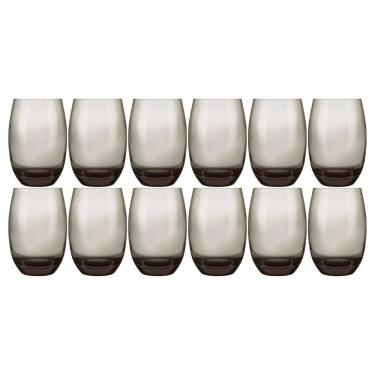 Imagem de Jogo de Copos Long Drink Aruba para Drinks em Vidro com Design Refinado e Alta Durabilidade Fumê Aruba