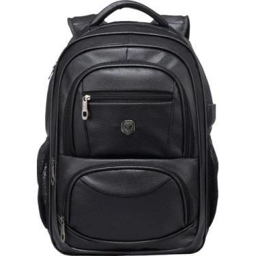 Imagem de Mochila Notebook Couro Pu Executiva Alça Acolchoada - Yepp