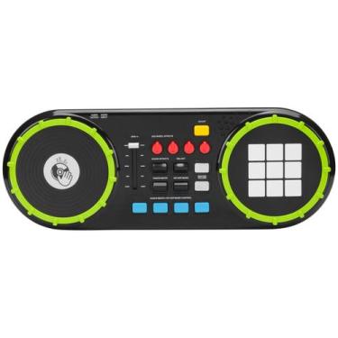Imagem de Brinquedo DJ Mixer Efeitos Sonoros Conexão P2 Multikids, Preto, DJ Mix