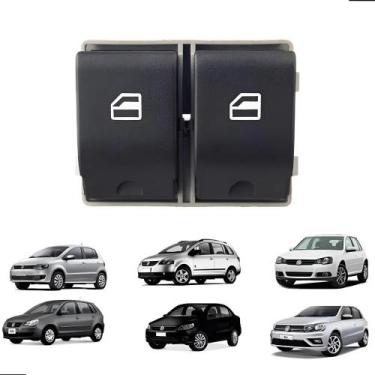 Imagem de Botão Duplo Vidro Elétrico Gol G5 G6 G7 Fox Voyage Saveiro - Congratul