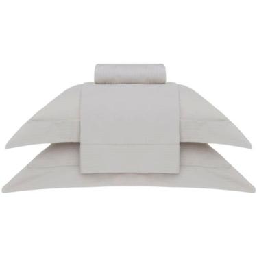 Imagem de Jogo de Cama Casal 300 Fios Buddemeyer 04 Peças Damask Stripes, Damask