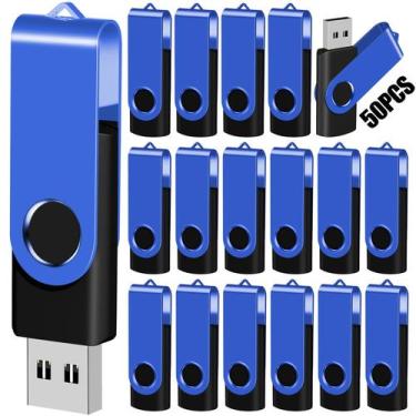 Imagem de Unidade flash USB EASTBULL 8GB Bulk Memory Sticks, pacote com 50 unida