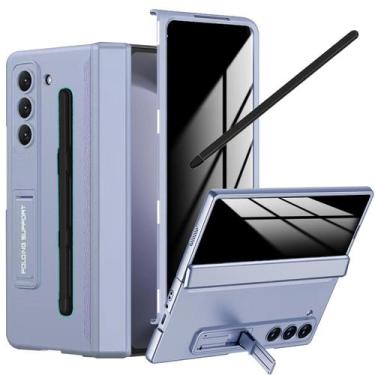 Imagem de Capa YQODSZ para Samsung Galaxy Z Fold 5, tela de privacidade, S Pen