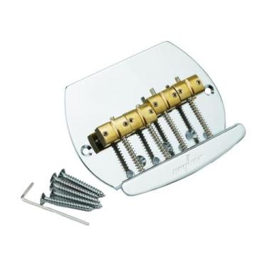 Imagem de Ponte para Baixo Guyker GB1007 Cromado para 4 Cordas com Espaçamento d