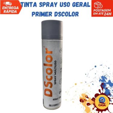 Imagem de Tinta Spray Uso Geral Cinza Primer DSColor - DS Color
