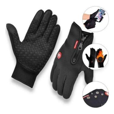 Imagem de Luva Motoqueiro Impermeável Térmica Touch Screen Moto Frio - Espin