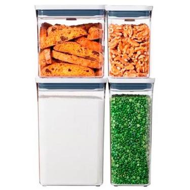 Imagem de Jogo 4pçs de Potes Herméticos para Alimentos OXO POP 2.0 Vedação Perfe