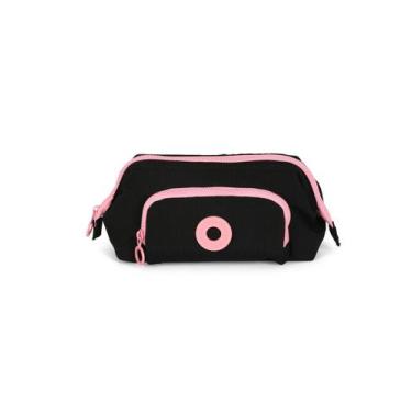 Imagem de Necessaire Pequena Juvenil com Bolso Luara Up4you, Único, Preto