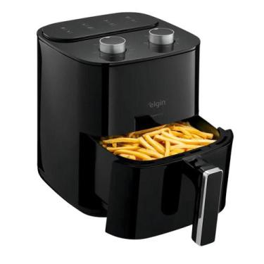 Imagem de Fritadeira Elétrica Air Fryer Elgin 3,5 Litros 220V Preta, 220V