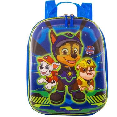 Imagem de Mochila Infantil Patrulha Canina Chase Spy P Azul