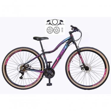 Imagem de Bicicleta Feminina Aro 29 Ksw Mwza Alumínio Freio A Disco Hidraulico 24v Garfo Suspensã...