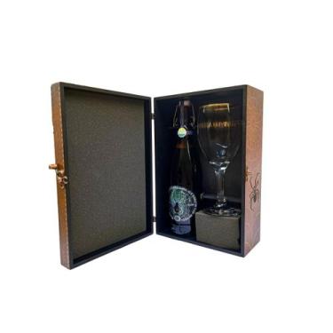 Imagem de CERVEJA BLACK WIDOW - Box Especial com Cerveja e Copo - BIERHAUPSTADT