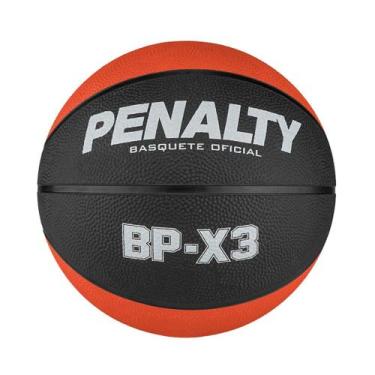 Imagem de Bola De Basquete Penalty BP-x3 NOVO MODELO ORIGINAL, Laranja, Preto, U