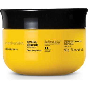 Imagem de Creme Esfoliante Corporal Nativa Spa Ameixa Dourada 200g - Corpo e ban