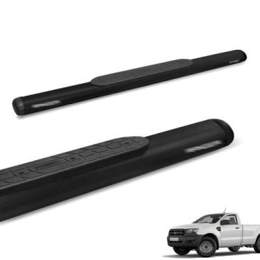 Imagem de Estribo Lateral Ranger CS 2013 a 2020 Oblongo Oval Preto - Gtnox