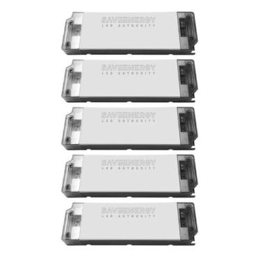 Imagem de 5 Fontes Led Alimentação Dimerizável 12v 5a 60w Save Energy