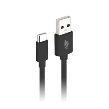 Imagem de Cabo de Dados C3Tech CB-C10BK, USB-USB C, 1M, 3Ah, Preto