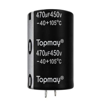 Imagem de Kit 4 pçs capacitor eletrolitico 470x450v - 470uf x 450v - TOPMAY