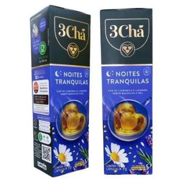 Imagem de Kit 3Chá com 20 Capsulas de Chá Noites Tranquilas TRES Corações 20 uni