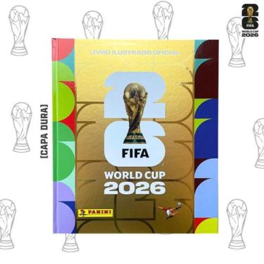 Imagem de ÁLBUM DE FIGURINHAS COPA DO MUNDO OFICIAL FIFA 2026 CAPA DURA OURO Fut