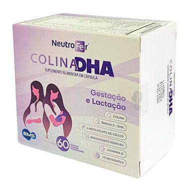 Imagem de Vitamina neutrofer colina dha 60 caps gestantes / lactantes - EMS, SEM