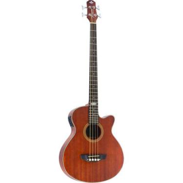Imagem de Baixolão Strinberg SB240C MGS EletroAcústico de 4 Cordas Mahogany Fosc