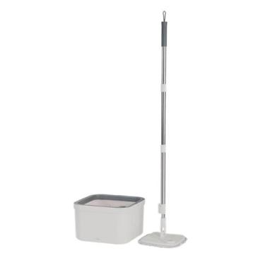 Imagem de Mop Giratório Esfregão De Limpeza Sem Misturar Água Limpa Ou Bege - Ma