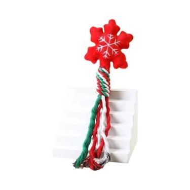Imagem de Brinquedo Interativo De Corda De Algodão Com Nó E Apito Para Cães, Div