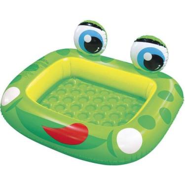 Imagem de Piscina Infantil Inflável Sapinho com OLHOS 50L - 128X110CM - Jilong