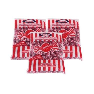 Imagem de Bala de Canela Santa Fé contendo 3 unidades de 600g