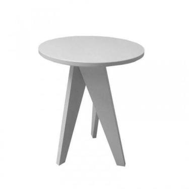 Imagem de Mesa Lateral Infantil Canção de Ninar - Cinza - Divicar Móveis, Cinza