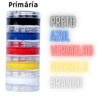 Imagem de Tinta Facial Corpo Cremosa 5 cores primária - Rostinho Pintado