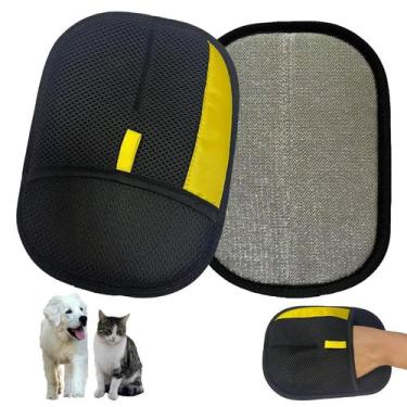 Imagem de Luva Removedora de Pelos de Pets PTYAGZX - 1 Unidade Reutilizável