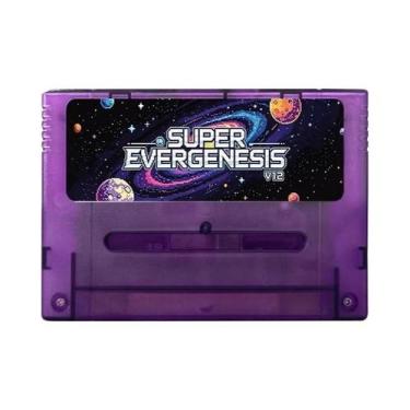 Imagem de Cartão TF De 8GB Super EVERGENESIS V12 3000 Em 1 Para Console SFC De 1
