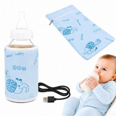 Imagem de Aquecedor de mamadeira portatil usb carro casa baby portatil viagem pa