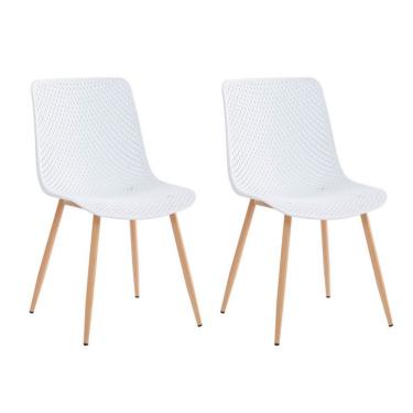 Imagem de Conjunto com 2 Cadeiras Lindy Branco