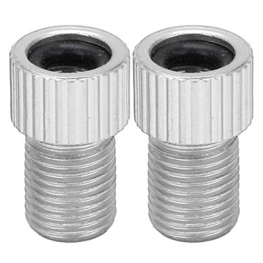 Imagem de Conversor de bicicleta, anel de vedação de borracha forte conector de bomba de mountain bike para bicicleta(Prata)