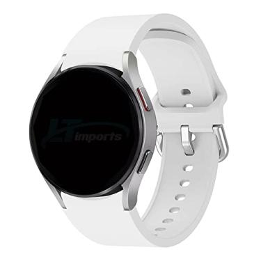 Imagem de Pulseira Moderna LTIMPORTS, compativel com Galaxy Watch 6 - Galaxy Watch 6 Classic - Galaxy Watch 5 - Galaxy Watch 5 Pro - Galaxy Watch 4 Classic (Branco)
