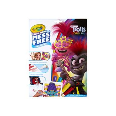 Imagem de Crayola 75-7117 Color Wonder Trolls 2 World Tour Markers and Book, Multi