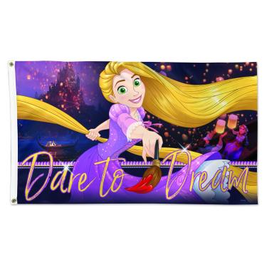 Imagem de WinCraft Disney Disney Disney Rapunzel Dare to Dream Bandeira - Deluxe 91 x 152 cm Disney Rapunzel Dare to Dream Bandeira - Deluxe 91 x 152 cm, Multicolorido, NA