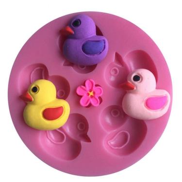 Imagem de Molde De Silicone Patos De Borracha