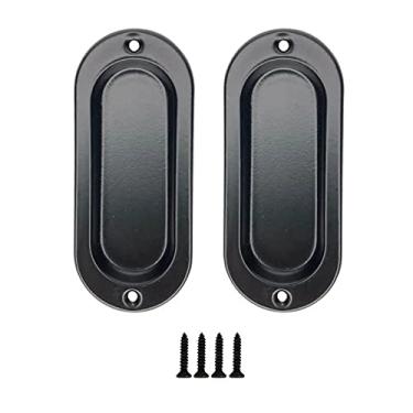 Imagem de Puxador Concha de Sobrepor 100mm Preto par - União Mundial