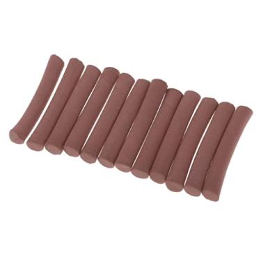 Imagem de #N/A 12 peças de anzol de espuma de carpa para pesca de carpa, cilindro, flutuador, materiais faça você mesmo - marrom