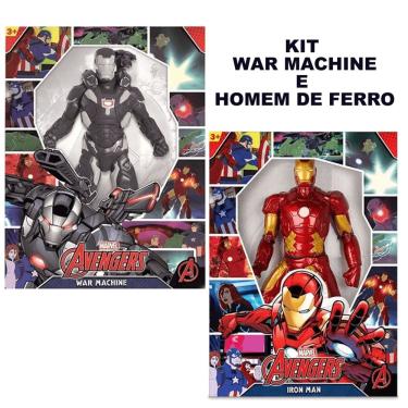 Imagem de Kit Boneco Homem De Ferro e War Machine Marvel Mimo
